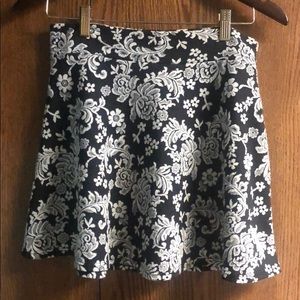Floral skater skirt